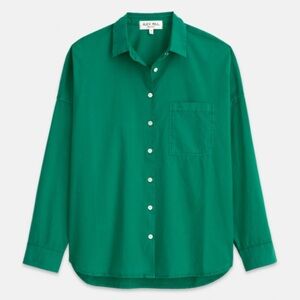 Green Button-Up Shirt